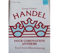 Four Coronation Anthems: Vocal score
