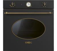 Smeg Forno Elettrico da Incasso Ventilato Multifunzione con Grill 70 Litri 60 cm Classe A colore Antracite - SF68C1AO