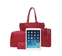 Four Four Dead Donne Portafoglio Borsa Spalla Crossbody Set Chitarra Borse Gig Back Per 39, Colore: rosso, taglia unica