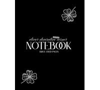 Four Leaf Clover Decorative Colour-In Corner Notebook