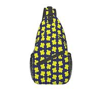 Four Leaf Luck Of The Irish Sling Zaino da viaggio Crossbody Casual Chest Shoulder Bag Fashion