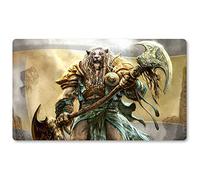 Four leaves Ajani Goldman - Gioco di carte di scambio, Magic MTG, tappetino da gioco, impermeabile, tappetino da tavolo, tappetino da gioco, dimensioni 60 x 35 cm, compatibile per MTG TCG CCG RPG DTCG