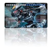 Four leaves Gioco da tavolo Digimon Tappetino da gioco + Gift Free Bag,TCG Card Game Table Mat, dimensioni 60 x 35 cm, compatibile con MTG TCG Digimon with Card Zone (994183), 20220823