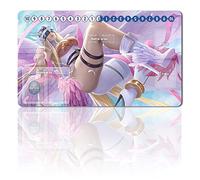 Four leaves Gioco da tavolo Digimon Tappetino da gioco + Gift Free Bag,TCG Card Game Table Mat, dimensioni 60 x 35 cm, compatibile con MTG TCG Digimon with Card Zone (de0jx5w), 20220823