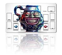 Four leaves Gioco da tavolo TCG + Gift Free Bag + with Card Zones, YGO Card Game Table Mat, dimensioni 60 x 35 cm, compatibile con Trading Card Game Mat (3612925), 20220720