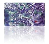 Four leaves Gioco da tavolo TCG + Gift Free Bag + with Card Zones, YGO Card Game Table Mat, dimensioni 60 x 35 cm, compatibile con Trading Card Game Mat (ygo (67)), 20220720