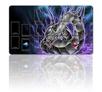 Four leaves Gioco da tavolo TCG + Gift Free Bag + with Card Zones, YGO Card Game Table Mat, dimensioni 60 x 35 cm, compatibile con Trading Card Game Mat (ygo (20)), 20220720
