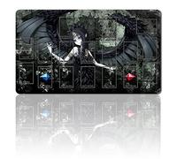 Four Leaves Gioco da tavolo TCG + Regalo Free Bag + card Zone, Mat per Giochi di Carte da Trading, dimensioni 60 x 35 cm, compatibile con Trading Card Game Mat (420899), 20220720