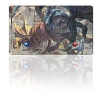 Four Leaves Gioco da tavolo TCG + Regalo Free Bag + card Zone, Mat per Giochi di Carte YGO, dimensioni 60 x 35 cm, compatibile con Mat TCG (ygo (55)), 20220720