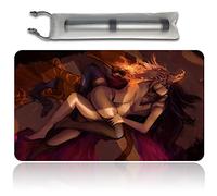 Four leaves Liliana Vess e Chandra MTG Play Mats + Borsa Impermeabile Gratuita, MTG Playmate Table Mat, MTG Mouse Pad, Antipolvere e Impermeabile per sostenere Il Combattimento MTG