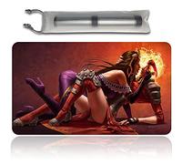 Four Leaves Liliana Vess e Chandra - Tappetino da Gioco MTG con Borsa Impermeabile, Playmate Table Mat, Mouse Pad per Supporto Combat