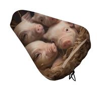 Four Little Pigs - Coprisedile per bici da uomo e donna, idrorepellente, cuscino regolabile per bicicletta, per ciclismo all'aperto