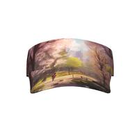 Four-Moon Day on Earth Hollow Top Hat Cappello da golf per uomini e donne, cappello estivo traspirante nero