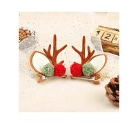 Four New Internet Red Late Christmas Hair Clips Ornaments Teddy