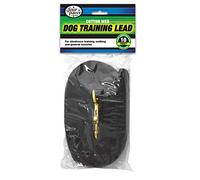 Four Paws Black 10 Foot Cotton Web Dog Lead by Four Paws