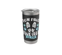 Four Paws Two Feet One Team - Gioco divertente per addestrare cani Bicchiere termico in acciaio inox doppia parete