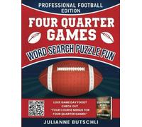 Four Quarter Games Word Search Puzzle Fun: Professional Football Edition