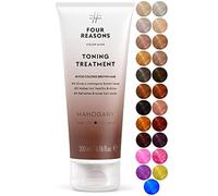 Four Reasons Balsamo per capelli - mogano - balsamo naturale e colorazione intensiva per capelli - colore semi-permanente in marrone scuro - Colori intensi e delicati