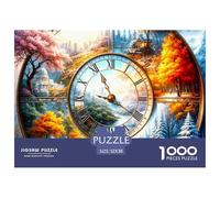 Four Seasons 1000 Pezzi Landscape Theme Puzzle Classici Animali Divertenti Per Uomo E Donna Qualità Premium Per Adulti E Ragazzi Collection Decorazione Domestica Regalo Giocattolo Colorato Per La Fam