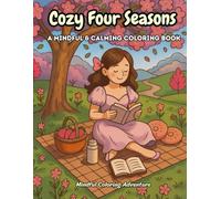 Four Seasons: A Cozy Coloring Journey for Kids and Adults: Relaxing Illustrations to Celebrate Spring, Summer, Autumn, and Winter