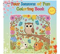 Four Seasons of Fun Coloring Book