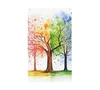 Four Seasons Spring Tree Flag 3x5 Ft verticale doppia faccia bandiera da giardino esterno bandiera casa divertente festa banner segno decorazione casa giardino bandiere per parete poster
