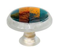 Four Seasons Tree Cabinet Knobs Round Drawer Door Knob Pull Handle 35mm per armadio armadio comò camera da letto bagno rack mobili ecc