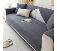 Four Seasons Universal Non slip e graffio di gatto Resistente di divano a colori solidi Copertina Protettore per mobili in tessuto Chenille D 110*160cm