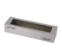 Four Side Wet Film Coating Applicator,Box Type Wet Film Preparation Device,Total Length 100mm,Effective Coating Width 80mm,Stainless Steel,for Varnishes Paint Ink Lab Testing(G05)