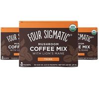 Four Sigma - Mix di funghi al caffè, criniera di leone e chaga, confezione da 3 pezzi