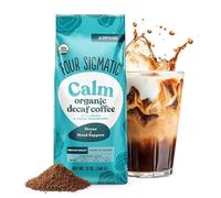 Four Sigmatic Caffè macinato decaffeinato biologico calmo con estratti di funghi Chaga e Reishi | Sacchetto da 12 once