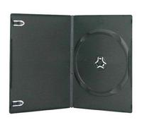 Four Square Media - Custodia singola sottile per DVD, dorso 7 mm, confezione da 25 pezzi, colore: Nero