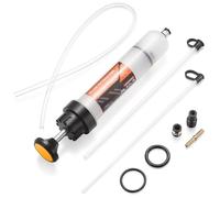 FOUR UNCLES Estrattore fluido da 200 cc, pompa di estrazione e riempimento, siringa per cambio olio con tubo da 58,4 cm e due tubi da 30,5 cm, siringa per olio automobilistico, evacuatore per cambio