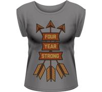 Four Year Strong: Arrows Rolled Sleeve (T-Shirt Donna Tg. S) -