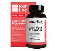 Fourfive Lions Mane Complesso Energia E Focus 4000mg 60 Capsule + Guarana Bacopa