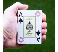 Fournier 2818 100% Plastica Casinò Playing Poker Carte Deck Verde Made IN Spagna