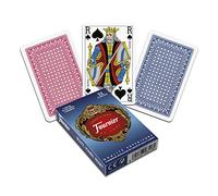 Fournier Belote 32 Jeu de Cartes Gioco da Tavolo, Colore Rosso, F28518