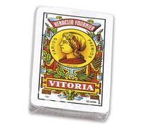 Fournier Mazzo di Carte Spagnola 50 Carte / Naipes Blu Rosso