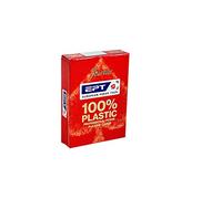 Fournier- Poker Tavola Professionale di Carte da Gioco 100% plastica, Colore Blu, Small, 1040724