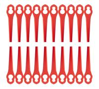 FourShow 100 coltelli in plastica compatibili con tagliaerba a batteria Einhell, lama di ricambio compatibile con GC-CT 18/24