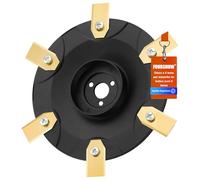 FourShow 【Taglio più Efficiente】 Piastra Lama + 6 Pezzi Lama di Ricambio Compatibile con Husqvarna Automower 105 Robot Tagliaerba 587423601 per Robot Tagliaerba
