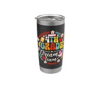 Fourth Grade Dream Team Back to School 4th Grade Teacher Kid Bicchiere termico in acciaio inox doppia parete