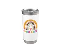Fourth Grade Teacher Student Boho Rainbow Back To School Bicchiere termico in acciaio inox doppia parete