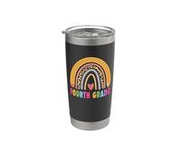 Fourth Grade Teacher Student Boho Rainbow Back To School Bicchiere termico in acciaio inox doppia parete