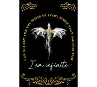 Fourth Wing Inspired "I Am Infinite" Notebook Blank College-Ruled Fan Journal