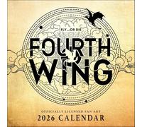 Fourth Wing Officially Licensed Fan Art 2026 Wall Calendar