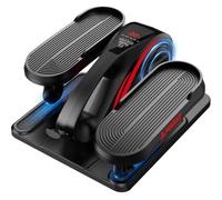 FOUSAE Ellittica Elettrico, 2 in 1 Pedaliera Elettrica con 15 velocità Regolabili e 3 modalità Automatiche, Cross Trainer da Seduti con Telecomando, Pedaliera per Anziani Silenzioso e Portatile