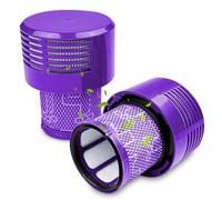 Fousenuk 2 Pezzi Filtro Compatibile con Dyson V10, Ricambi Absolute Accessori Originale Filtri, Cyclone Aspirateur, Lavabile Cyclone Animal Absolute Total Clean Aspirapolvere Parti di Ricambio