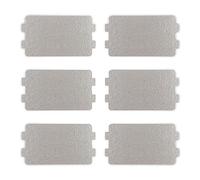 Fousenuk 6 pezzi Mica per Microonde, Piastra di Mica 6.4 × 11.7 cm Protezione per Forno a Microonde in Mica, Foglio di Mica Universale Copertura di Guida d'Onda per Cucina Forno a Microonde