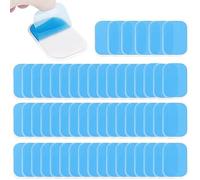 Fousenuk 60 Pezzi Elettrodi per Elettrostimolatore, Addominali, Ricambio Gel Elettrostimolatore, per a Elettrodi Cintura e Glutei, Foglio Gel di EMS ABS Gel Training, per Abdominal Muscolare